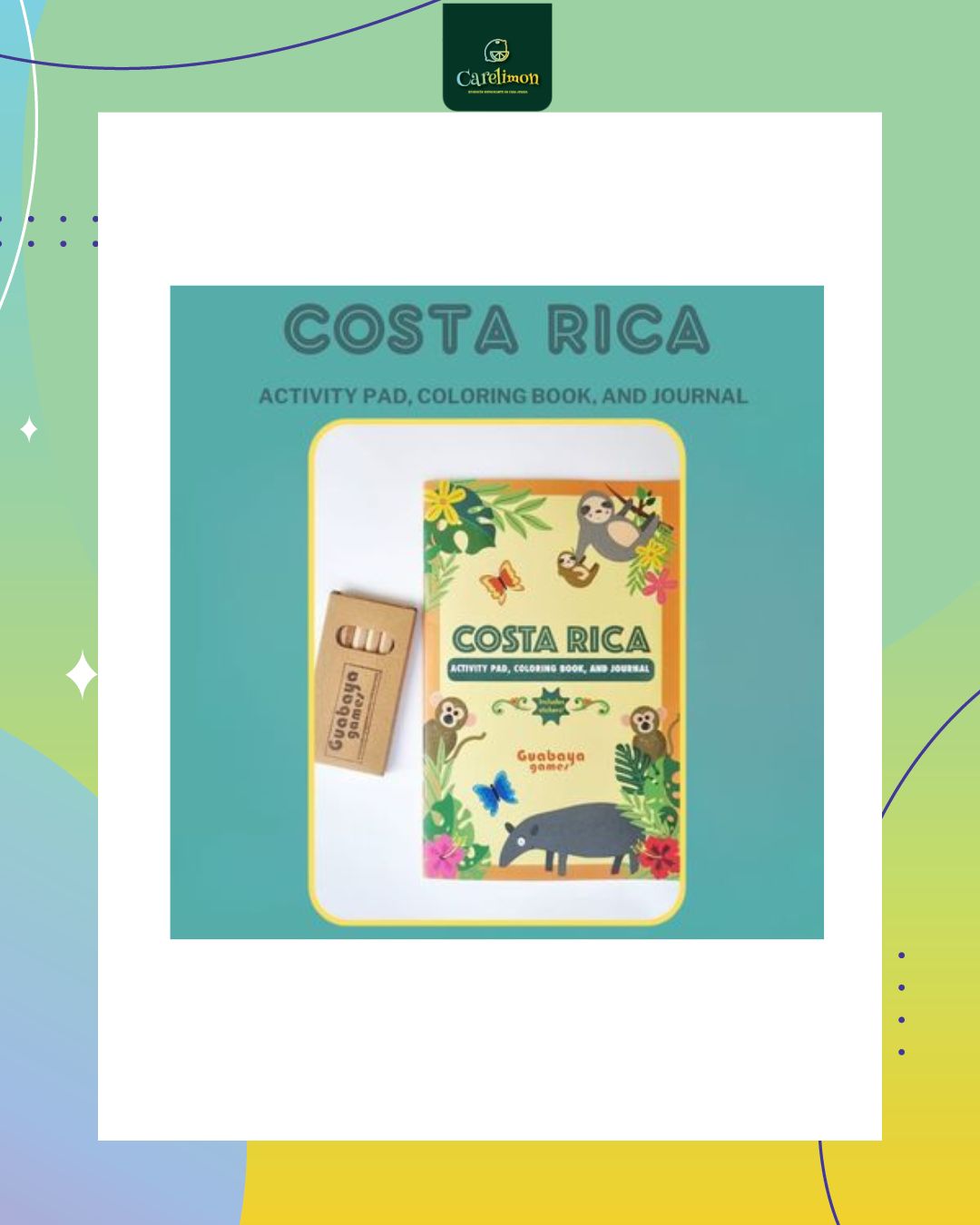 Guabaya Games - Libro de actividades (Juego de mesa Nacional) - Juego de mesa Costa Rica - Carelimon Games