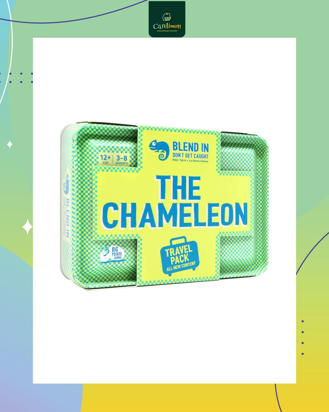 Chameleon: Travel Tin - Juego de mesa Costa Rica - Carelimon Games