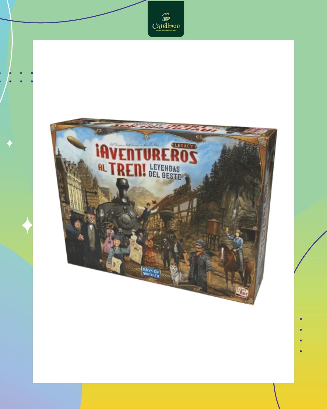 ¡Aventureros al Tren! Legacy Leyendas del Oeste - Juego de mesa Costa Rica - Carelimon Games