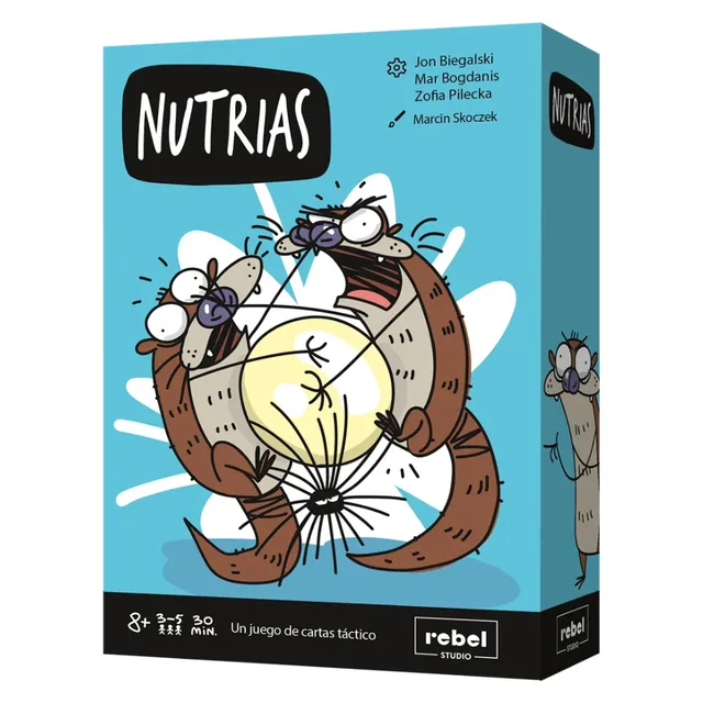Nutrias - Juego de mesa Costa Rica - Carelimon Games