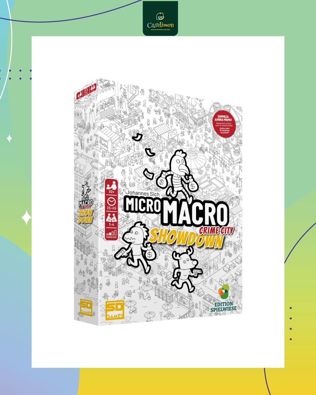 MicroMacro: Crime City – Showdown  - Juego de mesa Costa Rica - Carelimon Games