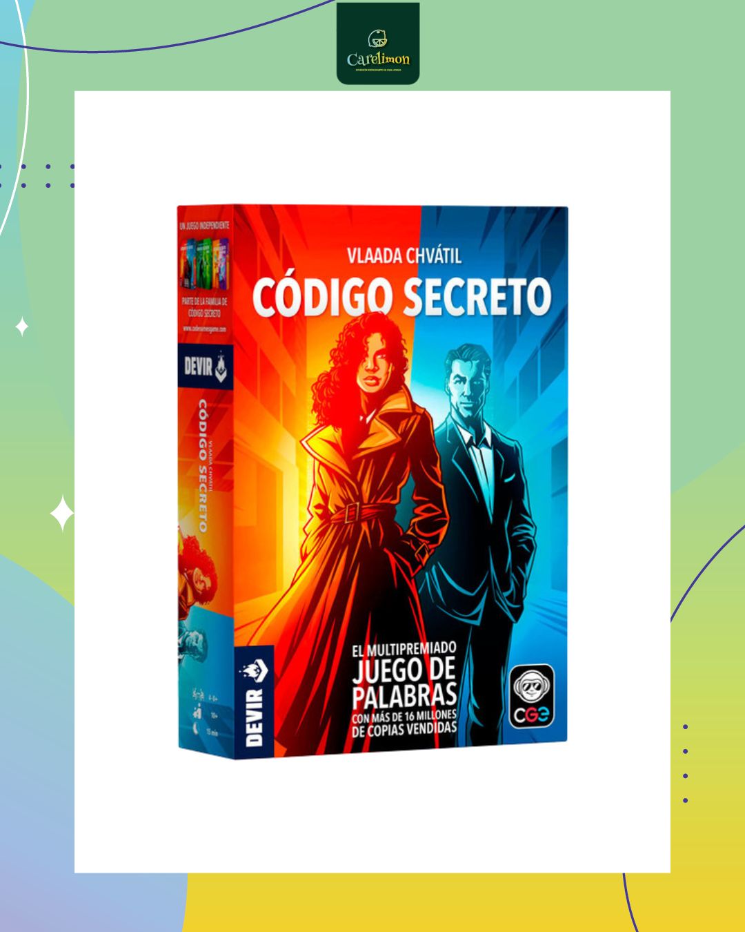 Código Secreto - Juego de mesa Costa Rica - Carelimon Games