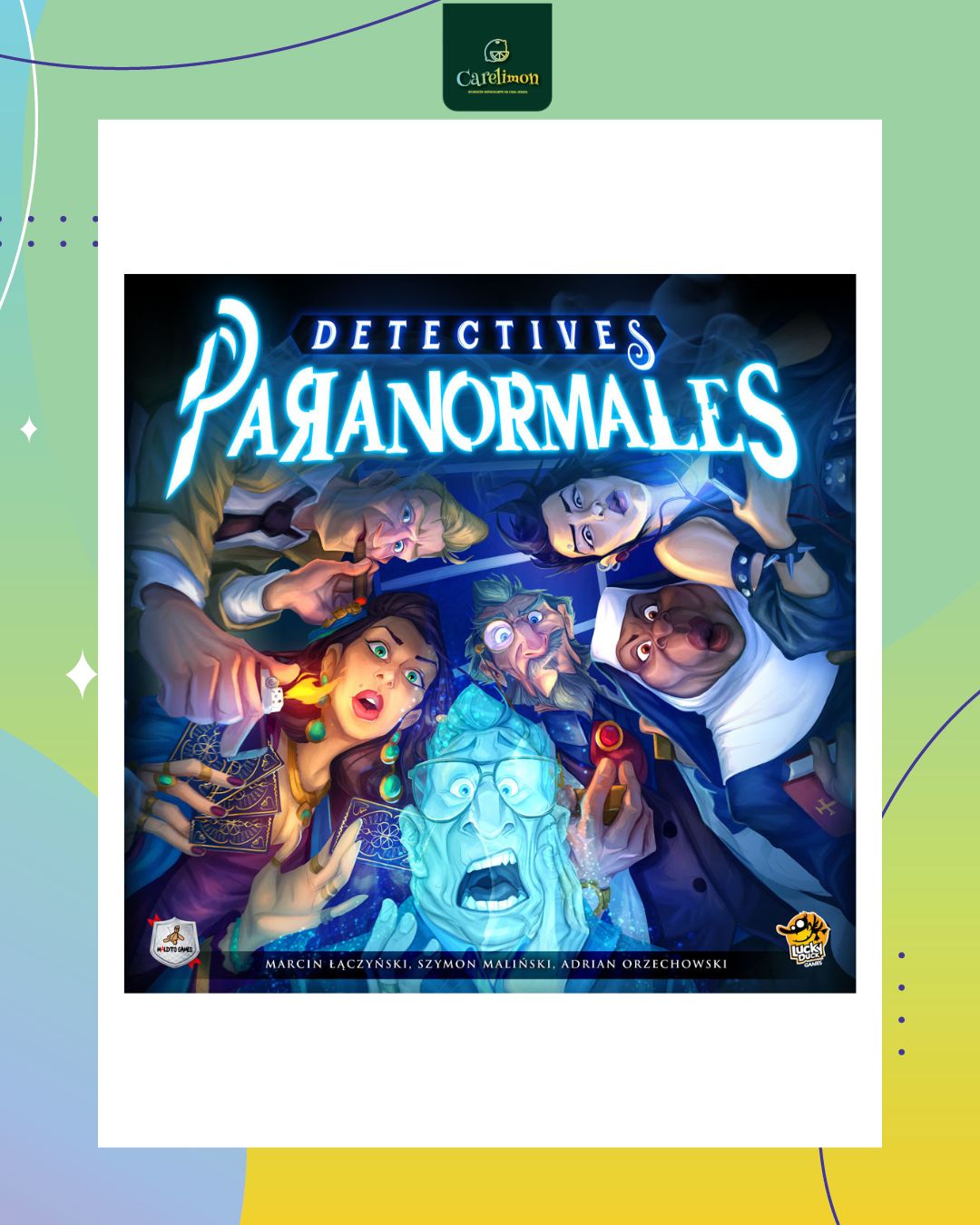 Detectives Paranormales - Juego de mesa Costa Rica - Carelimon Games