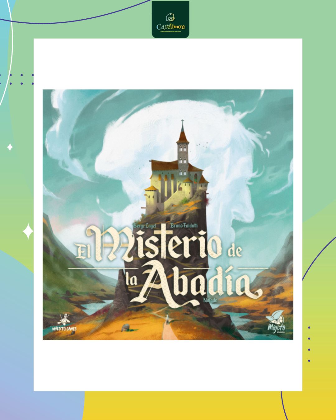 El Misterio de la Abadía - Juego de mesa Costa Rica - Carelimon Games