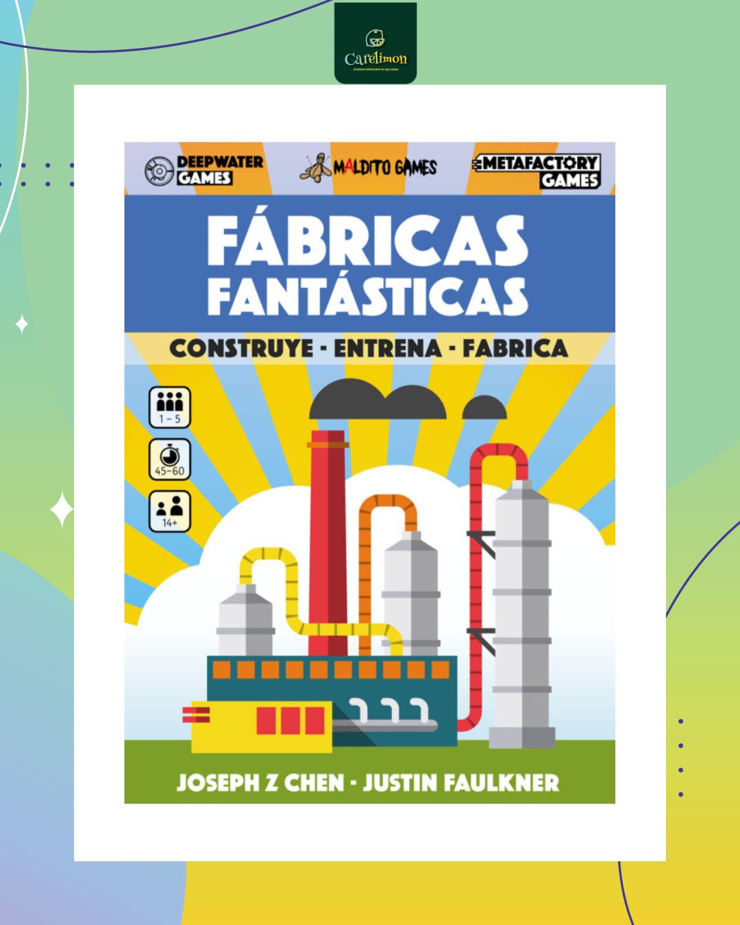 Fábricas Fantásticas  - Juego de mesa Costa Rica - Carelimon Games