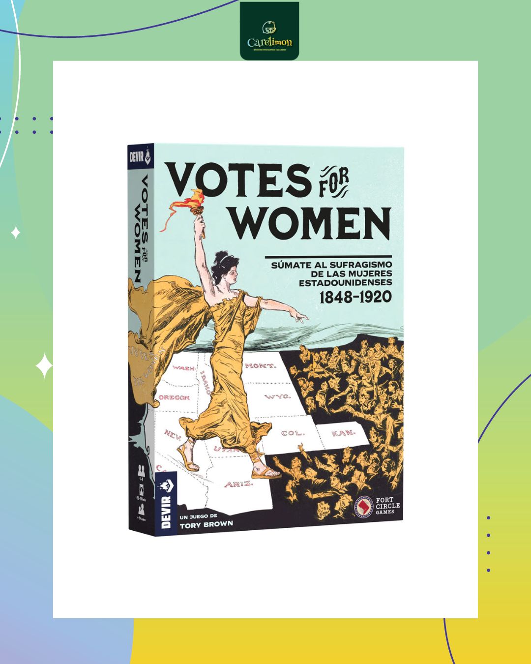 Votes For Women  - Juego de mesa Costa Rica - Carelimon Games
