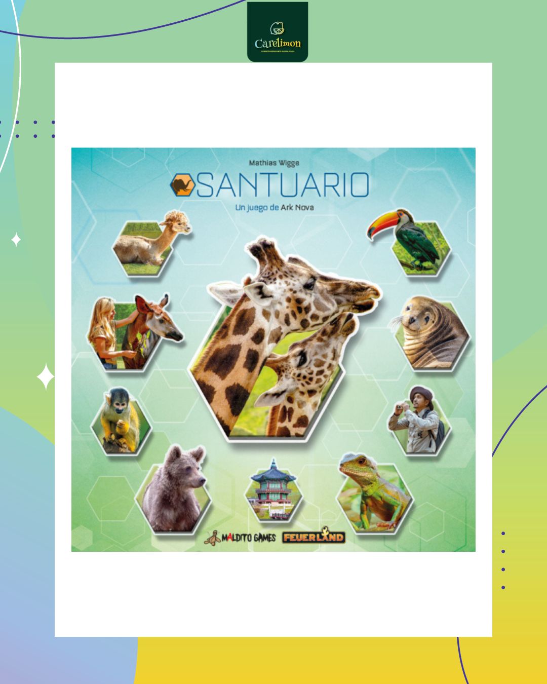 Santuario  - Juego de mesa Costa Rica - Carelimon Games