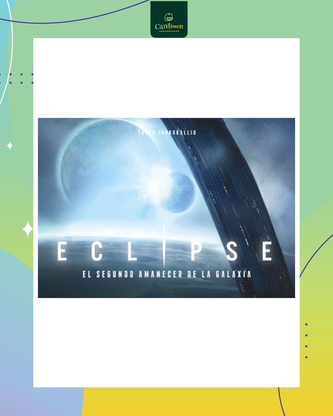 Eclipse: El segundo amanecer de la galaxia - Juego de mesa Costa Rica - Carelimon Games