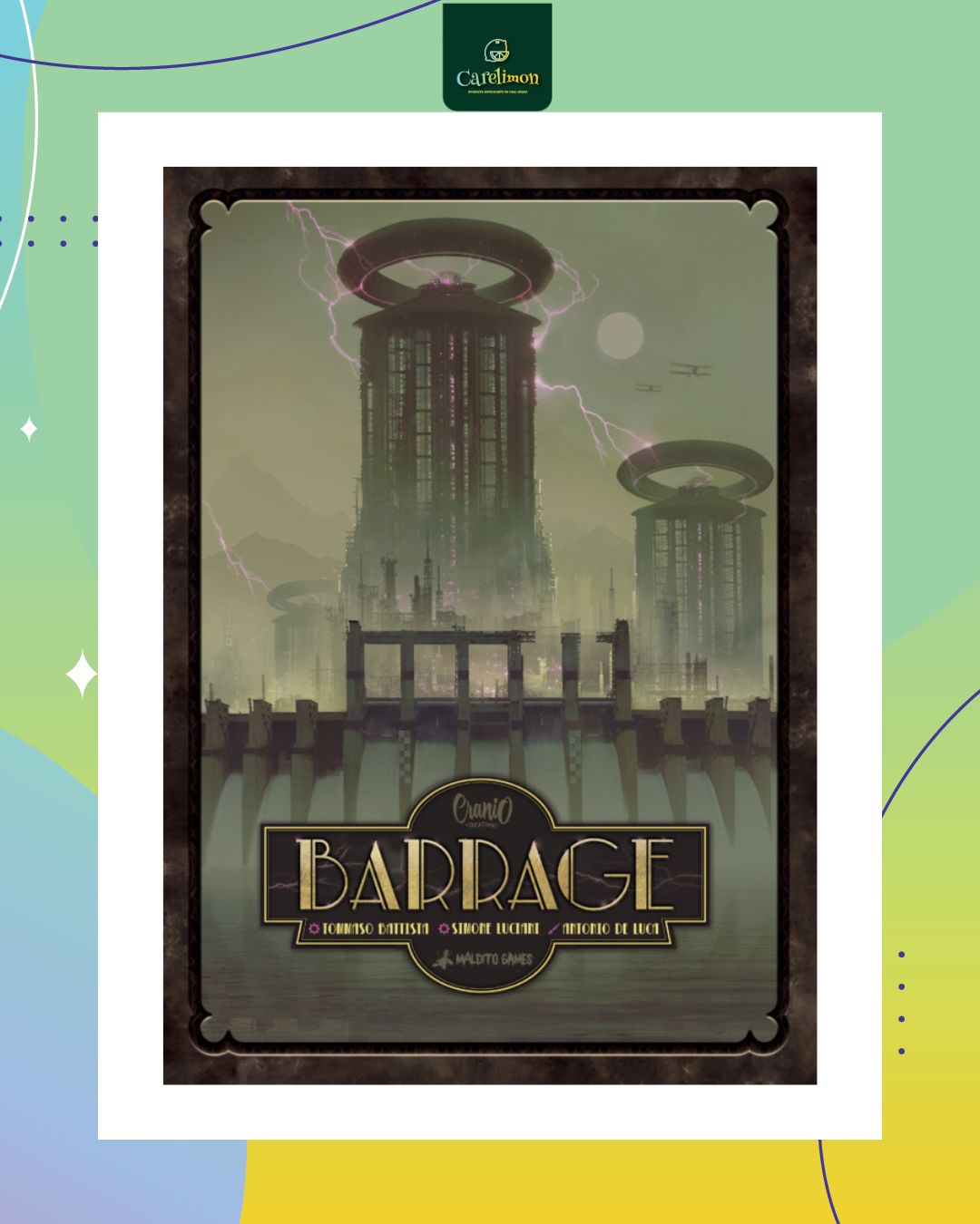 Barrage - Juego de mesa Costa Rica - Carelimon Games 