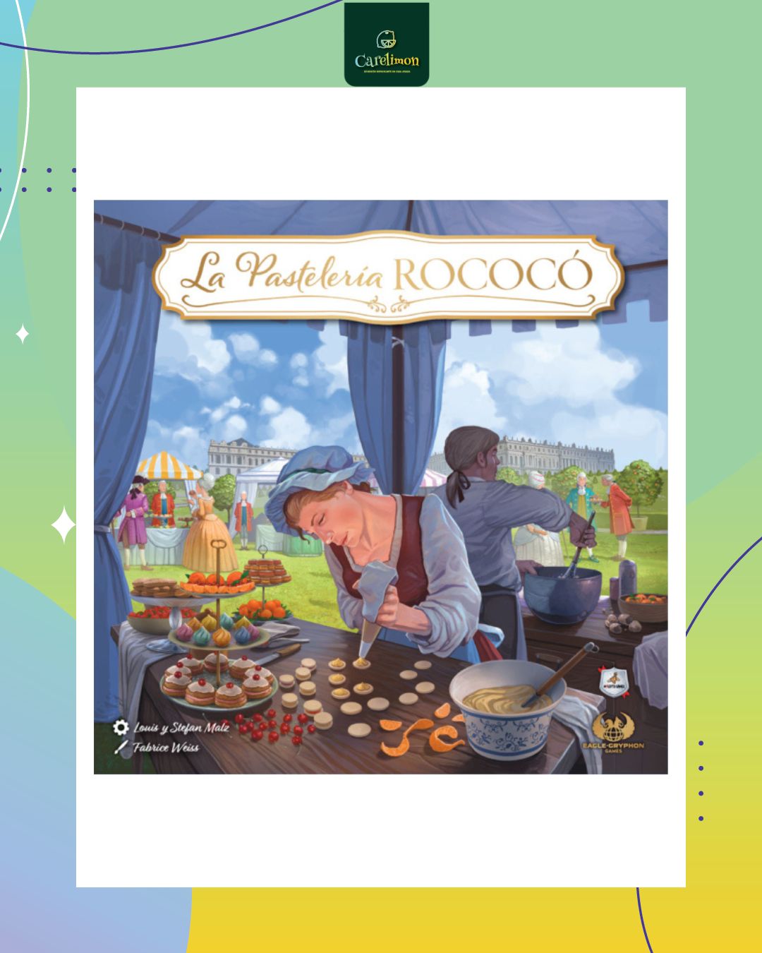La pastelería Rococó - Juego de mesa Costa Rica - Carelimon Games
