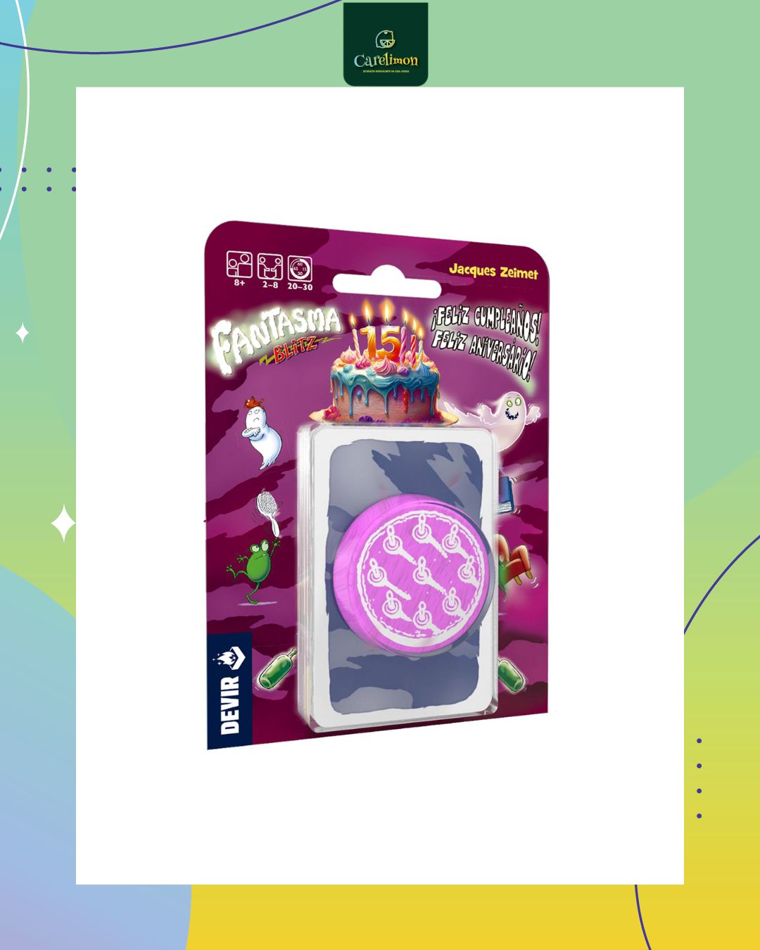 Fantasma Blitz ¡Feliz aniversario!  - Juego de mesa Costa Rica - Carelimon Games