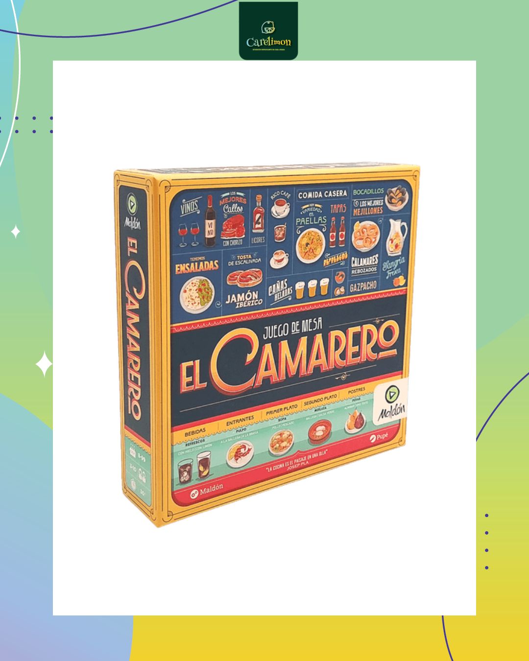 El Camarero  - Juego de mesa Costa Rica - Carelimon Games