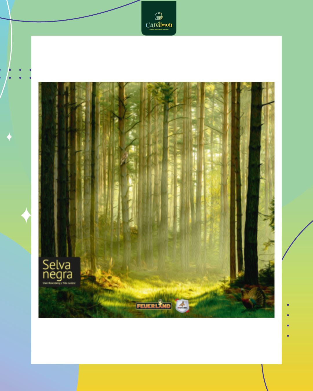 Selva Negra  - Juego de mesa Costa Rica - Carelimon Games 