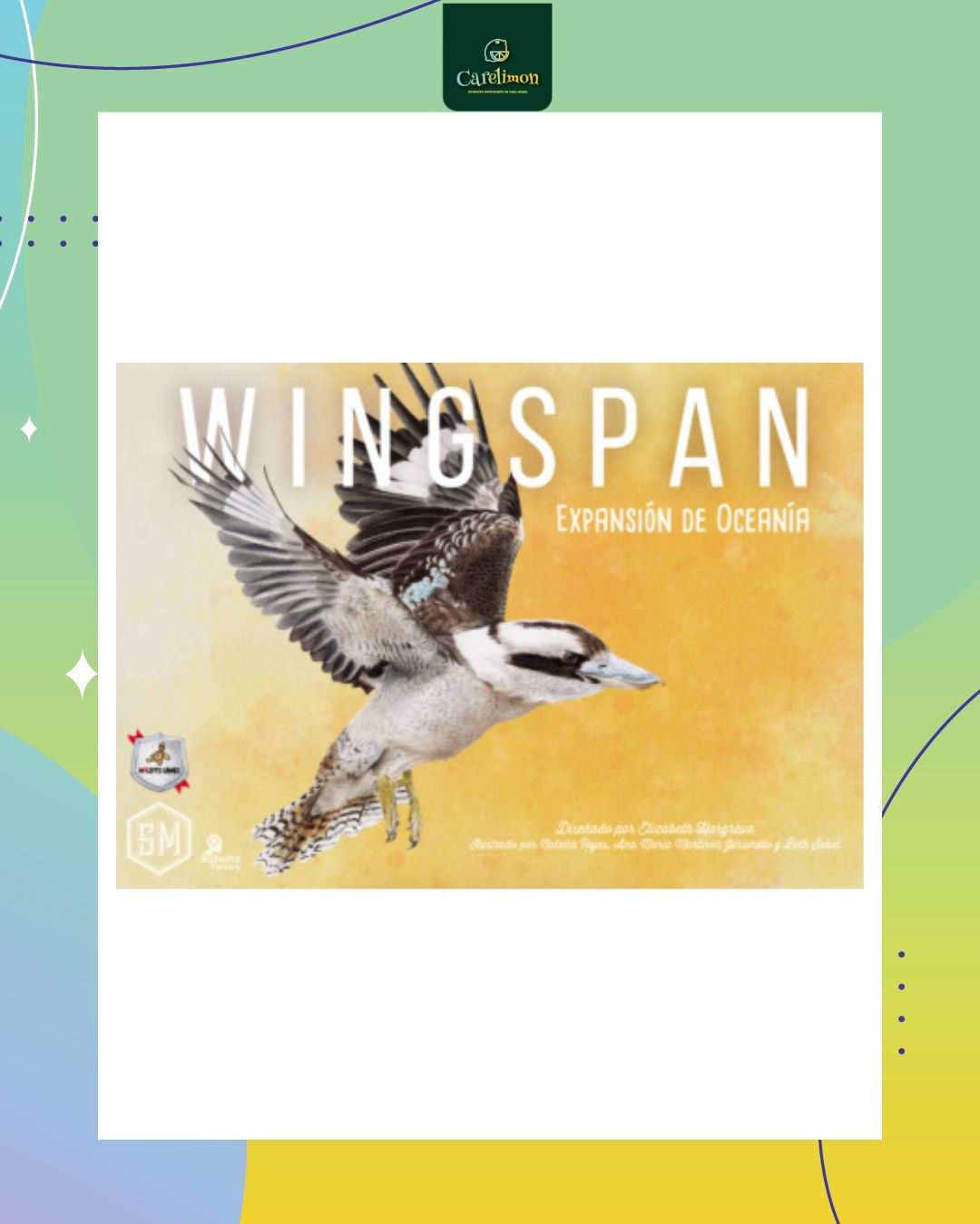 Wingspan - Expansión Oceanía  - Juego de mesa Costa Rica - Carelimon Games