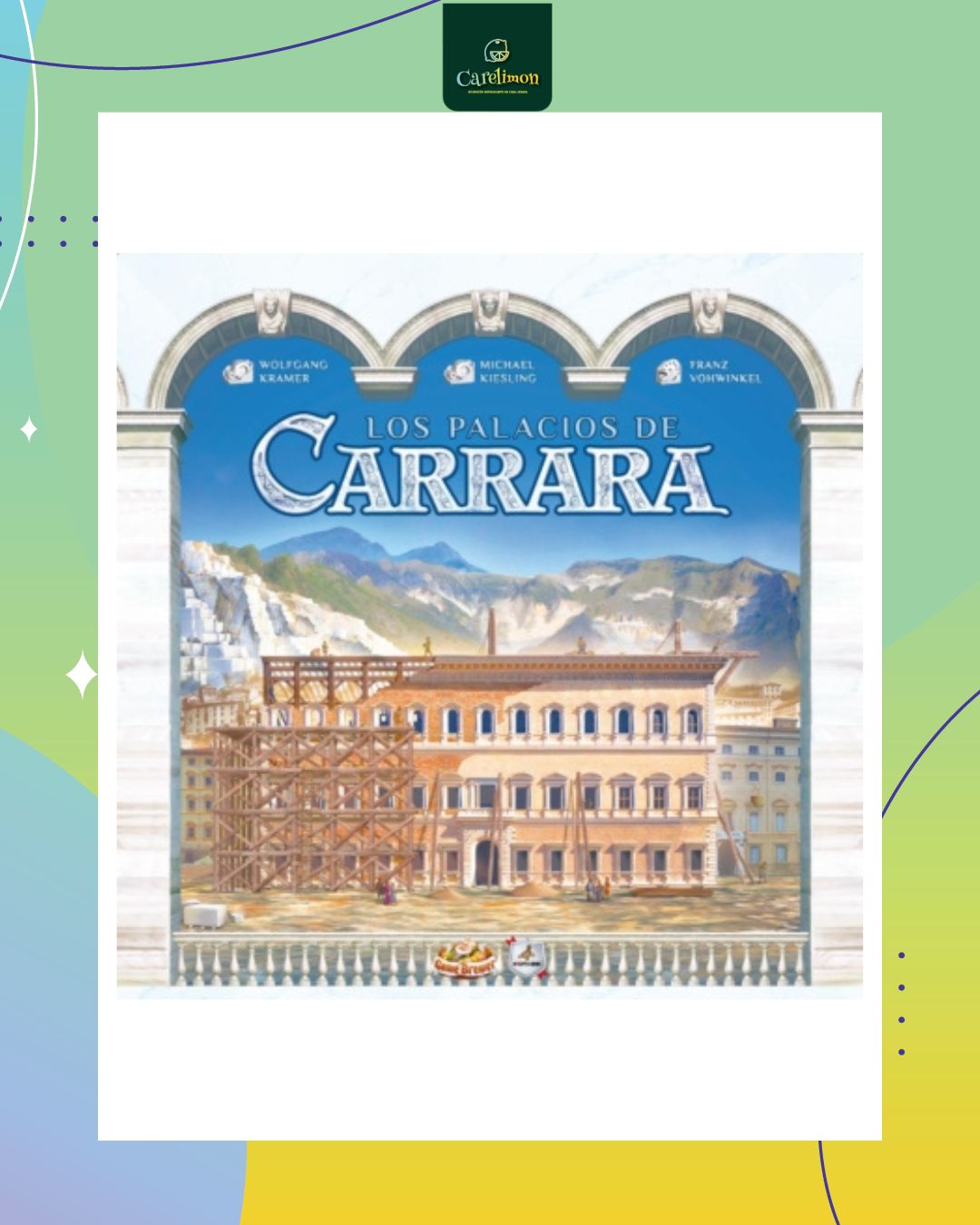 Los Palacios de Carrara  - Juego de mesa Costa Rica - Carelimon Games