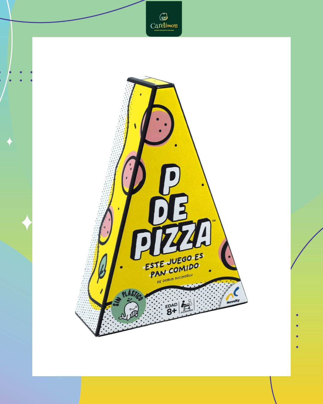P de Pizza  - Juego de mesa Costa Rica - Carelimon Games