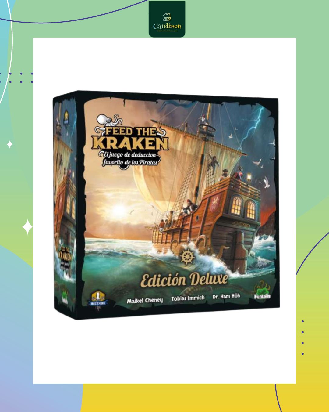 Feed The Kraken - Edición Deluxe  - Juego de mesa Costa Rica - Carelimon Games