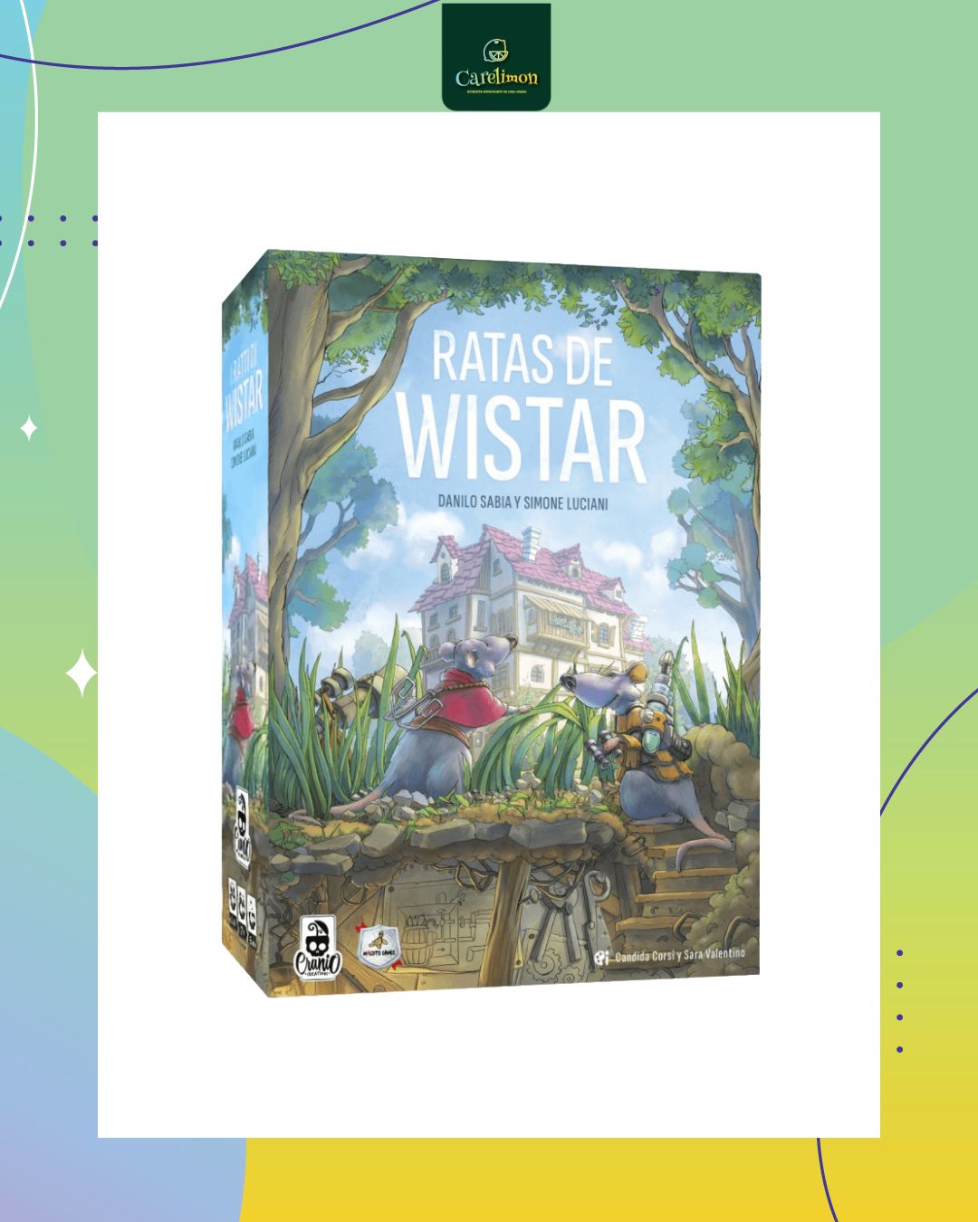 Ratas de Wistar  - Juego de mesa Costa Rica - Carelimon Games