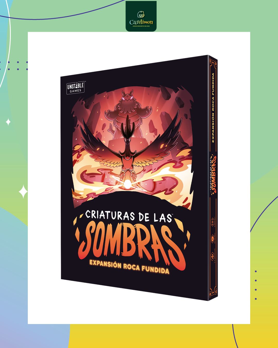 Criaturas de la sombra - Expansión roca fundida  - Juego de mesa Costa Rica - Carelimon Games