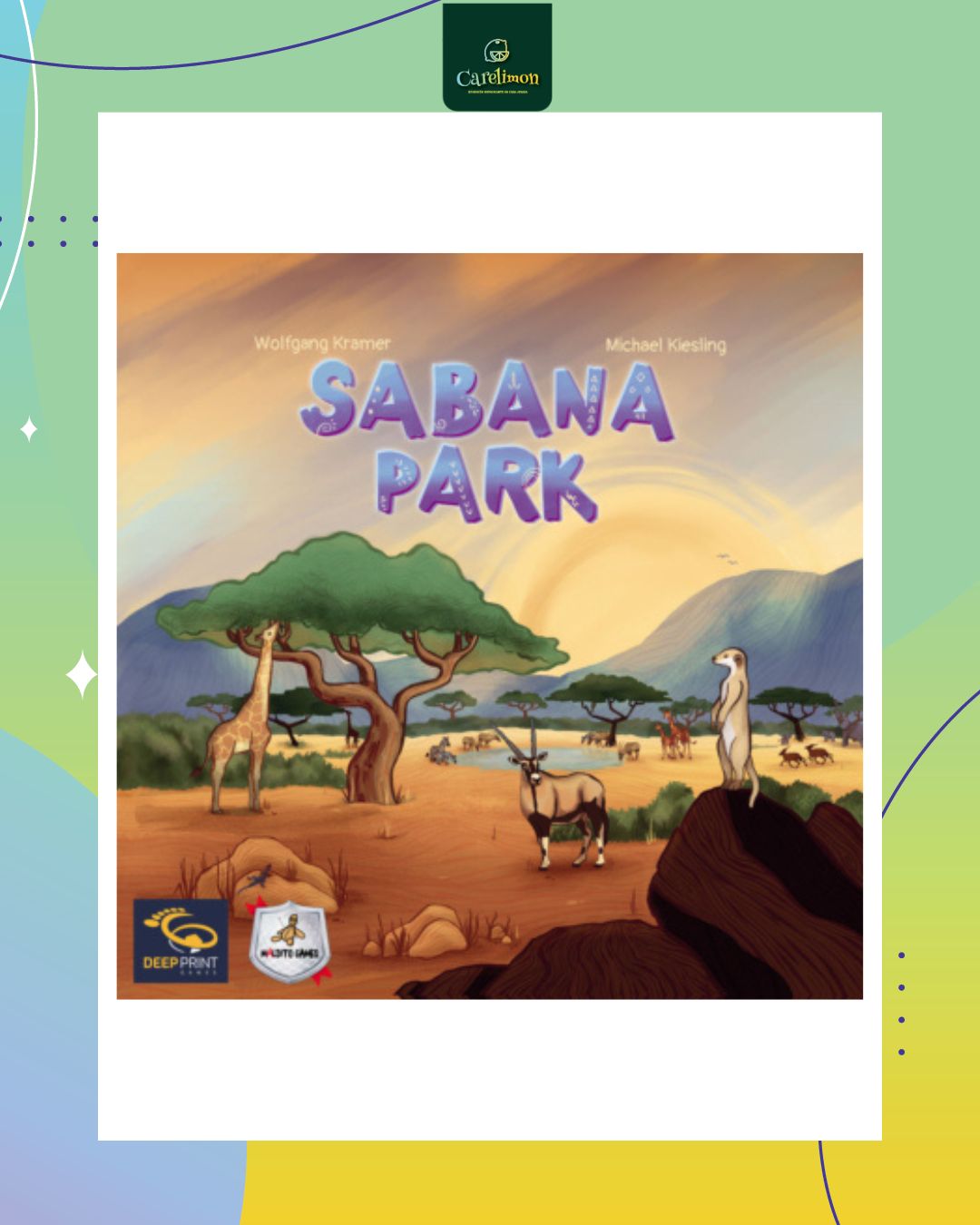Sabana Park  - Juego de mesa Costa Rica - Carelimon Games