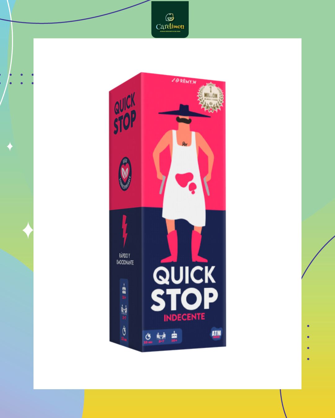 Quick Stop Indecente  - Juego de mesa Costa Rica - Carelimon Games