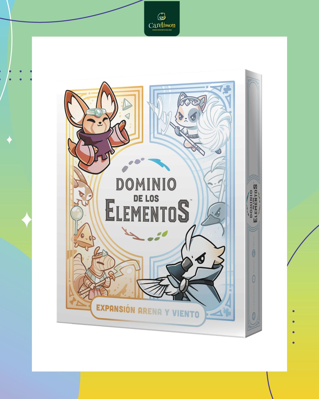 Dominio de los Elementos - Arena y viento  - Juego de mesa Costa Rica - Carelimon Games