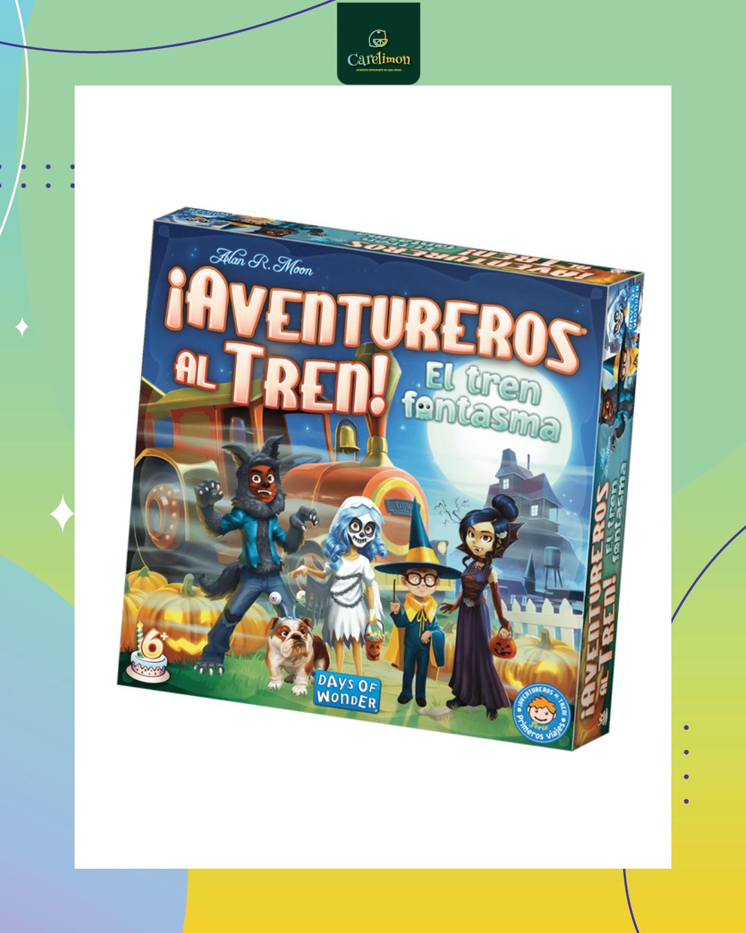 ¡Aventureros al Tren! El tren fantasma  - Juego de mesa Costa Rica - Carelimon Games