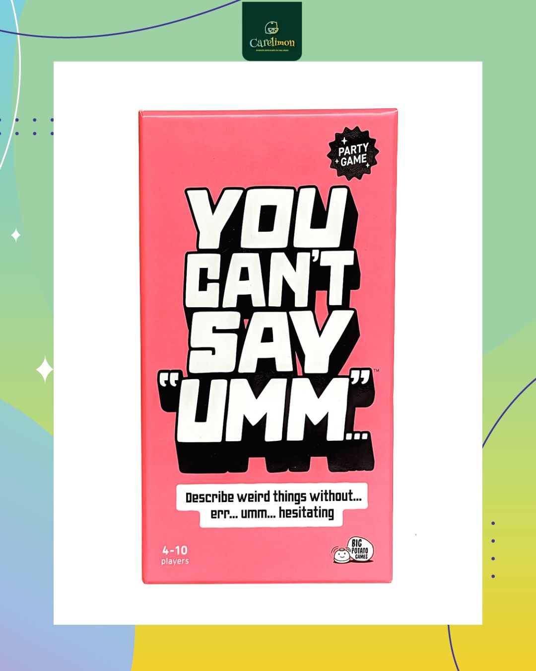 You Can’t Say Umm  - Juego de mesa Costa Rica - Carelimon Games