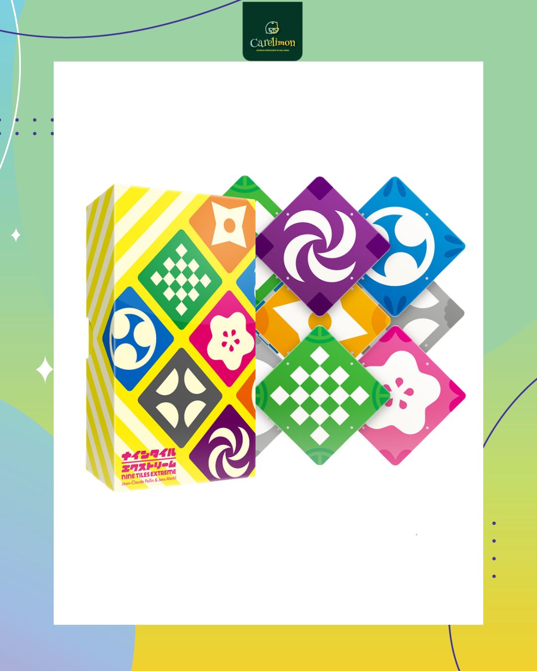 Nine Tiles Extreme  - Juego de mesa Costa Rica - Carelimon Games