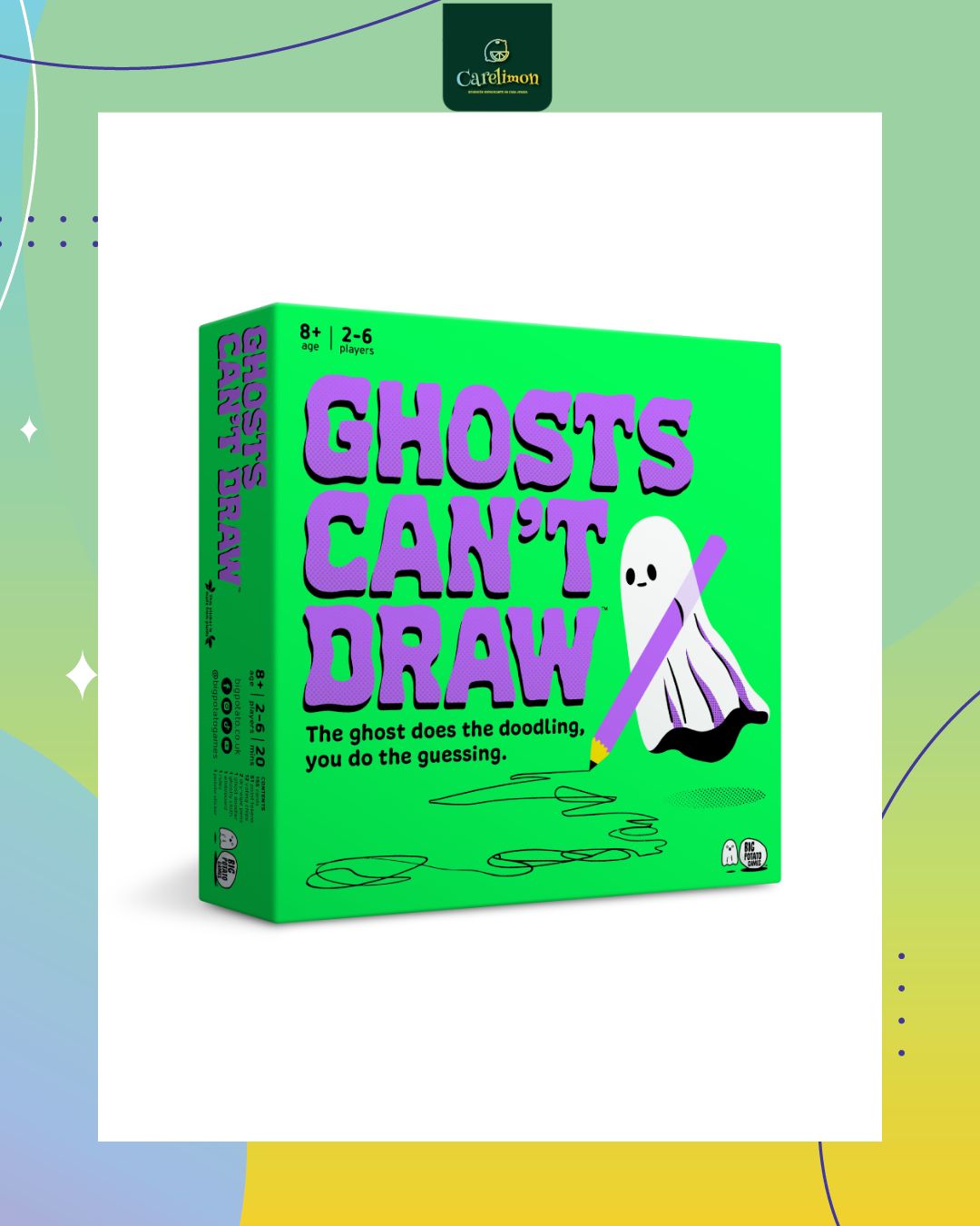 Ghosts Cant Draw  - Juego de mesa Costa Rica - Carelimon Games