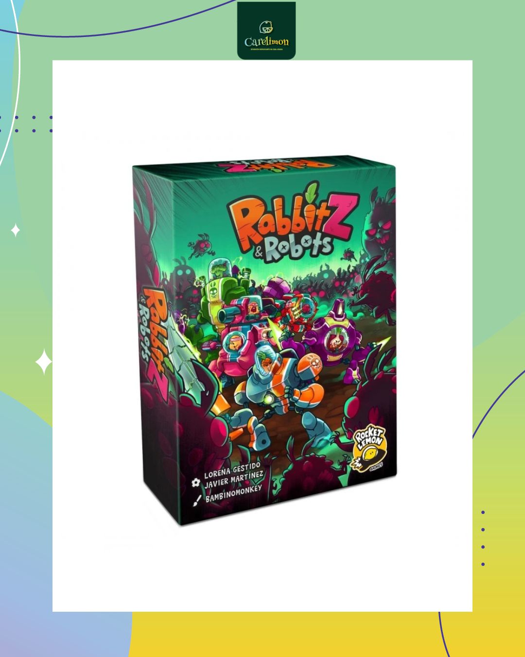RabbitZ &amp; Robots  - Juego de mesa Costa Rica - Carelimon Games