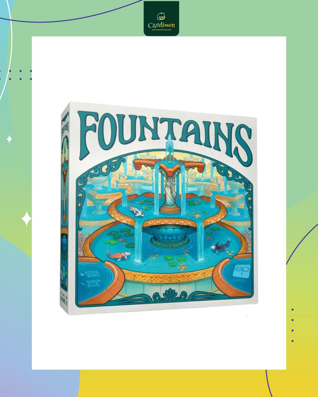Fountains - Juego de mesa Costa Rica - Carelimon Games