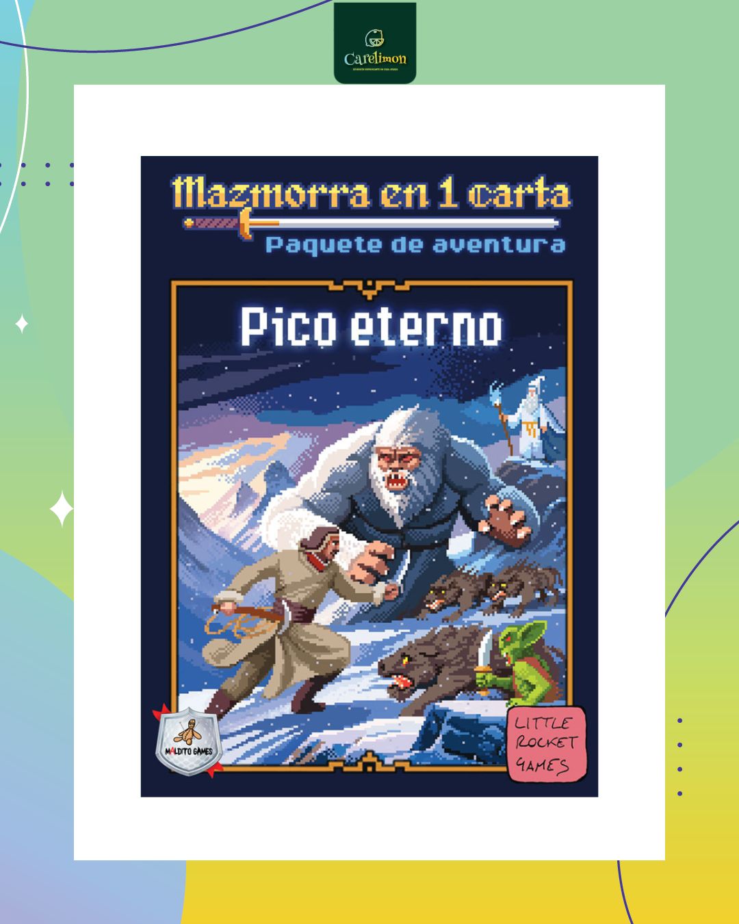 Mazmorra en 1 carta - Pico Eterno - Juego de mesa Costa Rica - Carelimon Games