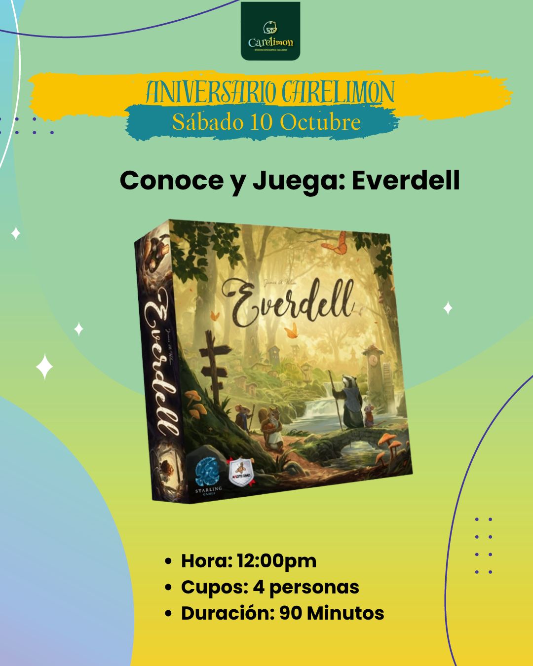 Evento Aniversario - Juega Everdell
