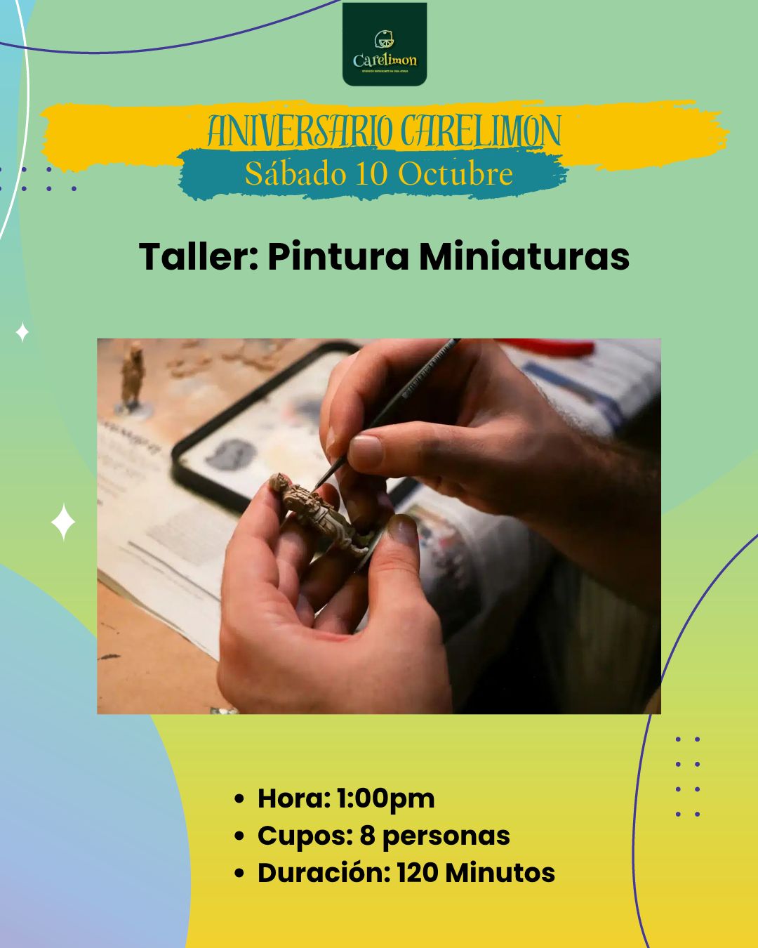 Evento Aniversario - Taller pintura de miniaturas