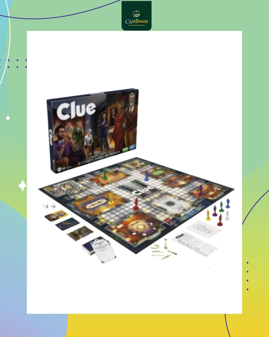 Clue  - Juego de mesa Costa Rica - Carelimon Games