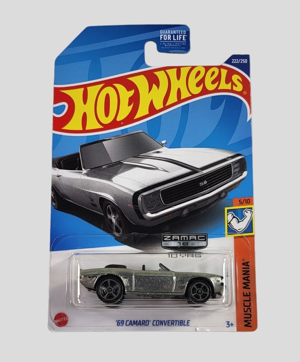 Hot Wheels Camaro Convertible 69 Zamac