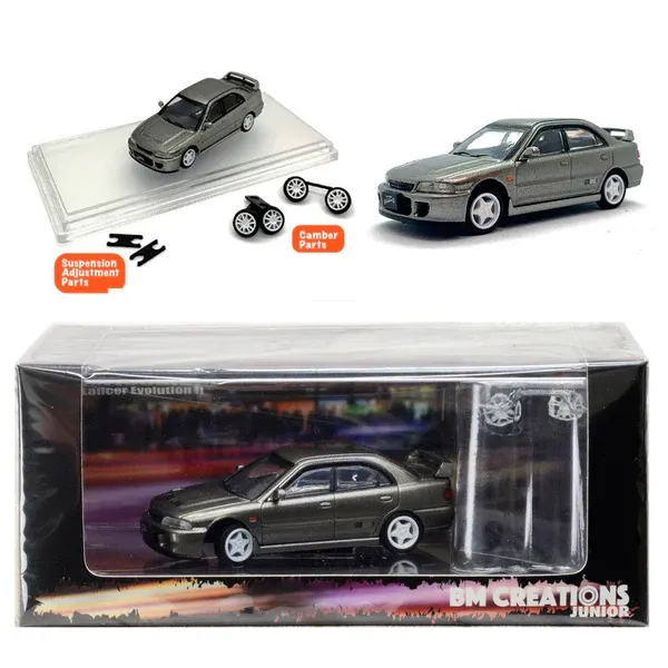 Mitsubishi Lancer Evolution II 1/64 Silver