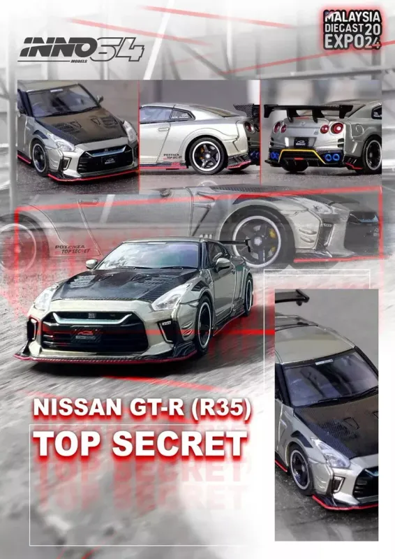 Nissan GT-R R35 TOP SECRET 1/64