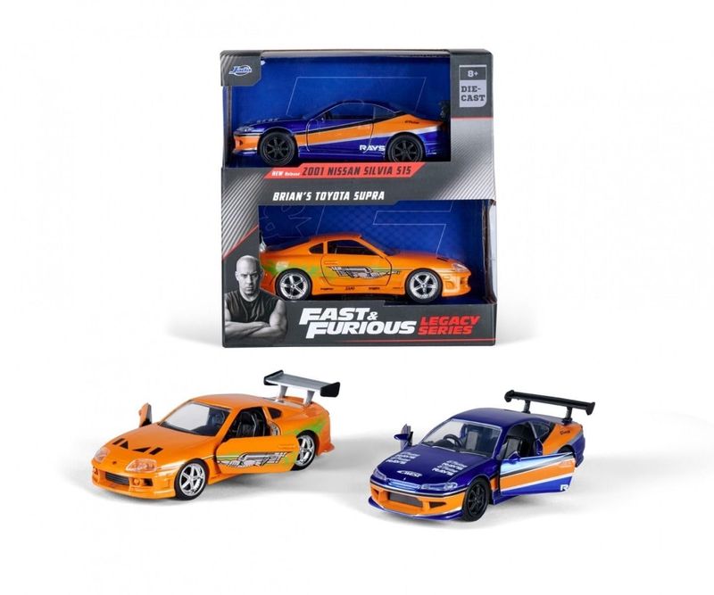 2 Pack Nissan Silvia / Toyota Supra 1/43