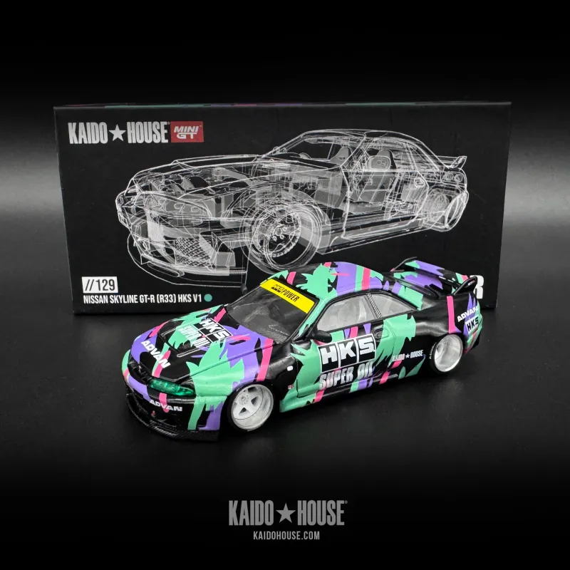 Nissan Skyline GT-R R33 HKS V1 1/64
