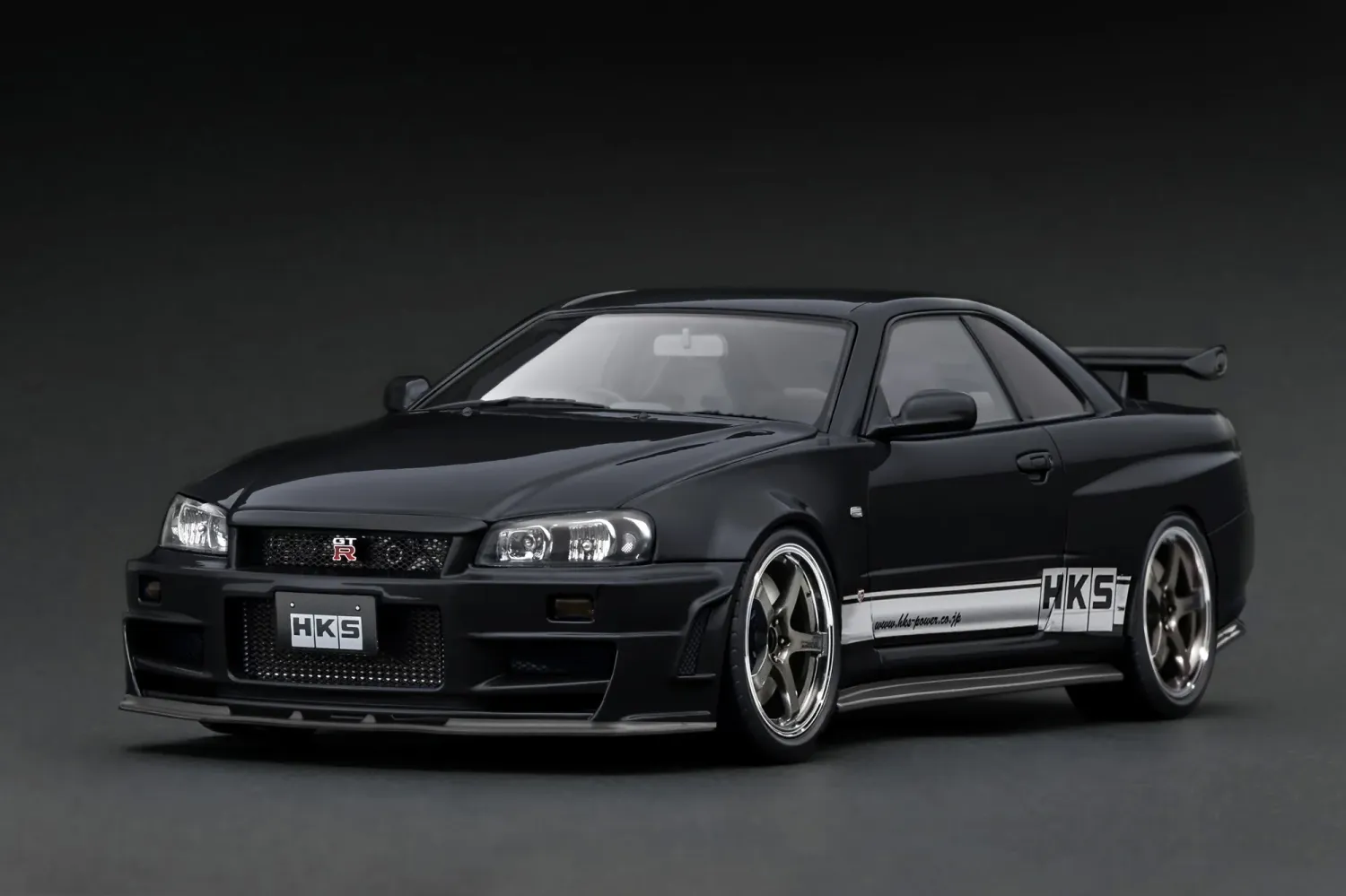 Nissan Skyline GT-R R34 HKS 1/18