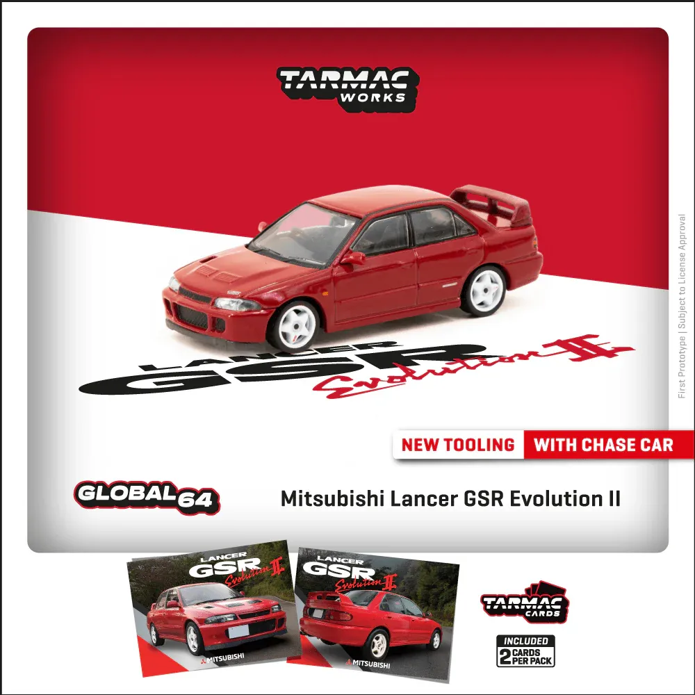 Mitsubishi Lancer GSR Evolution II 1/64