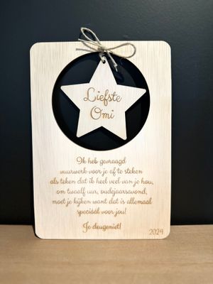 Kerst/Nieuwjaarsbrief - Met hanger