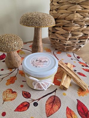 PALO SANTO zapachowa świeca sojowa z drewnianym knotem 235 ml