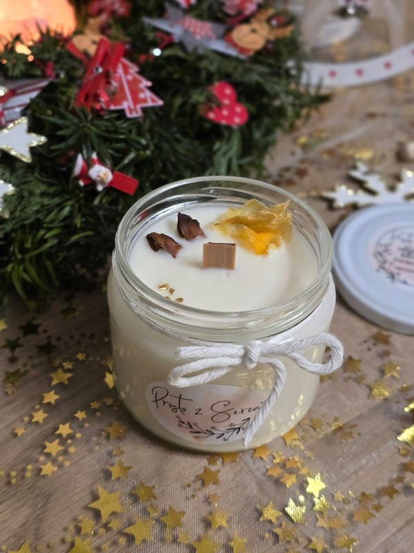 MADAGASCAR VANILLA zapachowa świeca sojowa z drewnianym knotem 330 ml