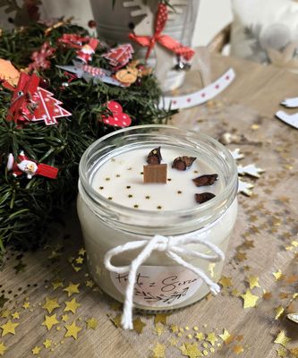 MUFFIN CZEKOLADOWY zapachowa świeca sojowa z drewnianym knotem 330 ml
