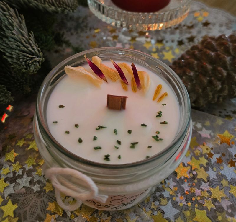 LEMONGRASS CITRONELLA świeca sojowa z drewnianym knotem 235 ml