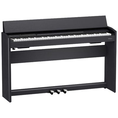 Roland F701CB Digital Piano w/ Stand/Triple Pedal Unit/Adj. Bench - Charcoal Black