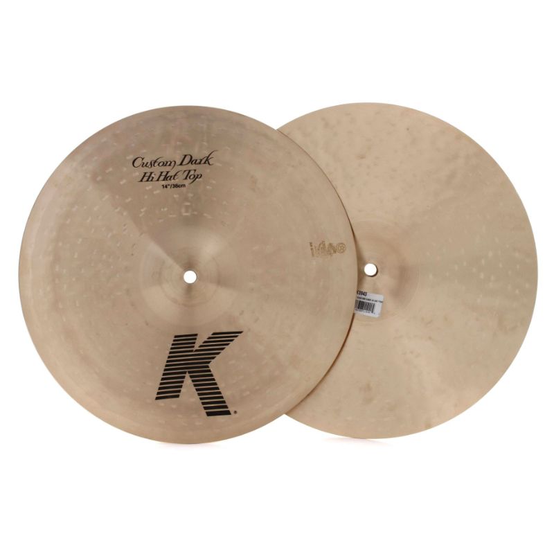 Zildjian K Custom Dark Hi-hat Cymbals - 14 inch
